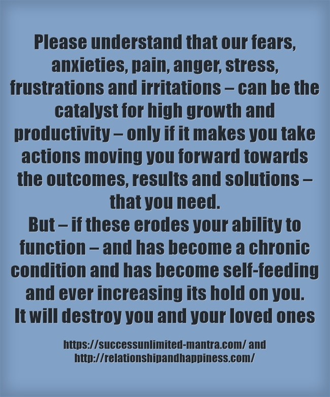 Remaining sane when the life is falling apart due to bad-luck