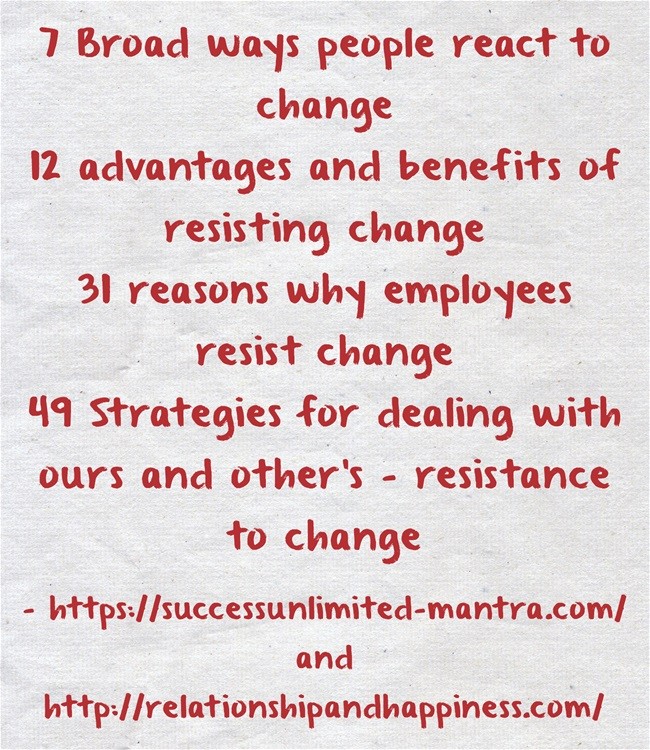 Manage resistance to change in your organization effectively