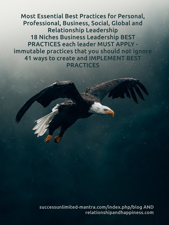 18 Business Leadership BEST PRACTICES 41 implementation tips