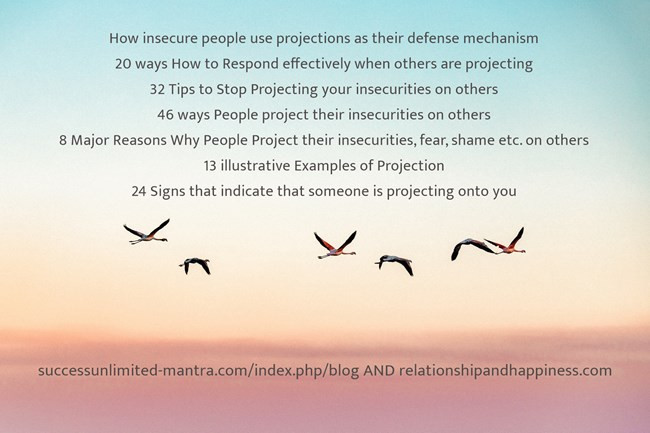 46 ways people project their insecurities how to stop projecting your...