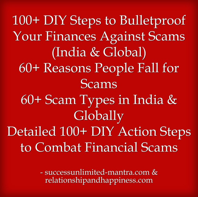 100+ DIY Steps to Bulletproof Your Finances Against Scams (India...