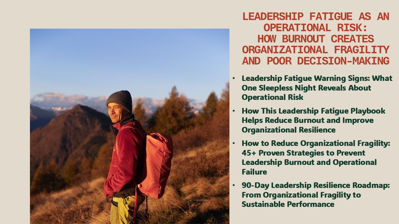 Why Leadership Fatigue Is Quietly Becoming a Business Risk