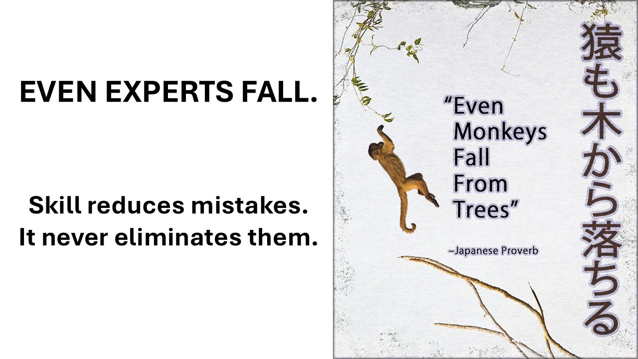 Even Monkeys Fall From Trees: Why Mistakes Don't Make You a Failure